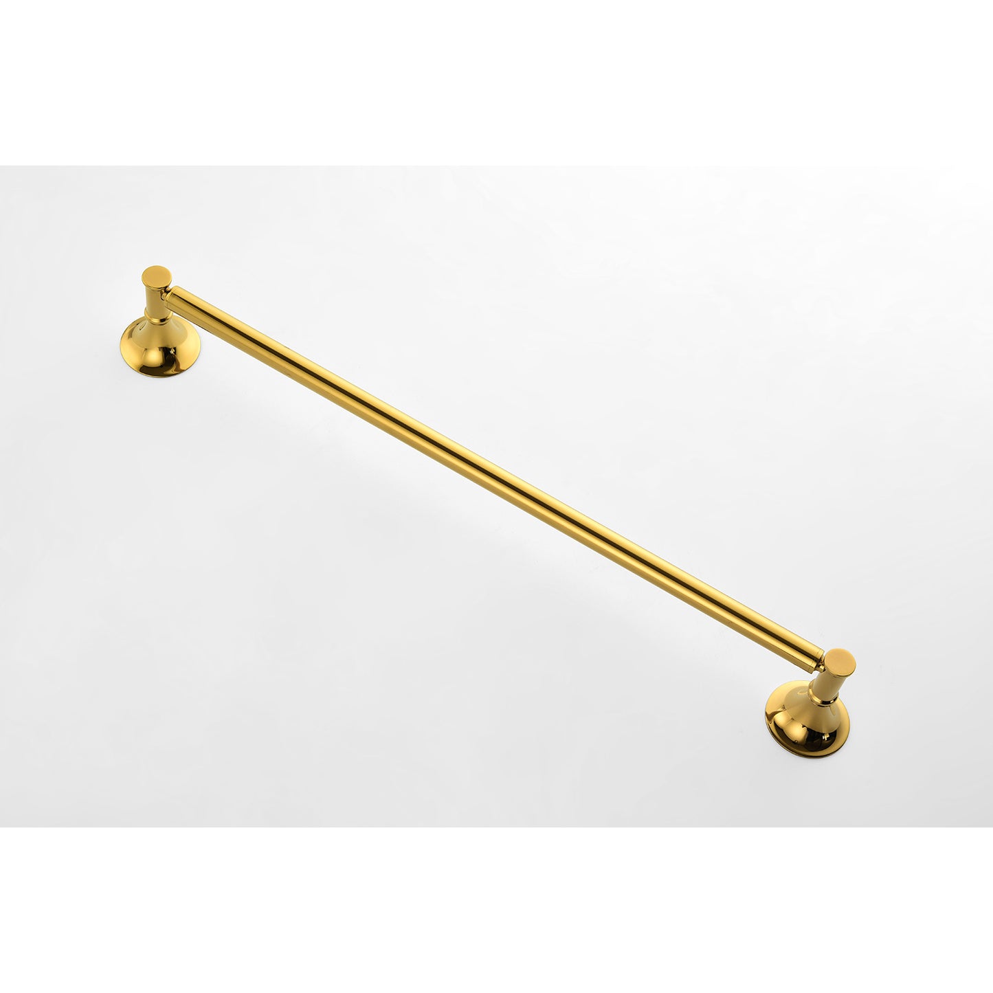 6 Piece Brass Bathroom Towel Rack Set Wall Mount