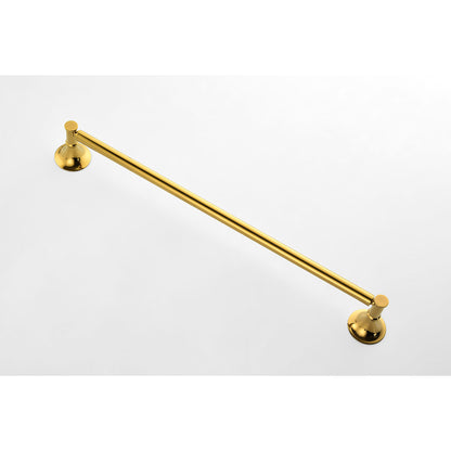 6 Piece Brass Bathroom Towel Rack Set Wall Mount