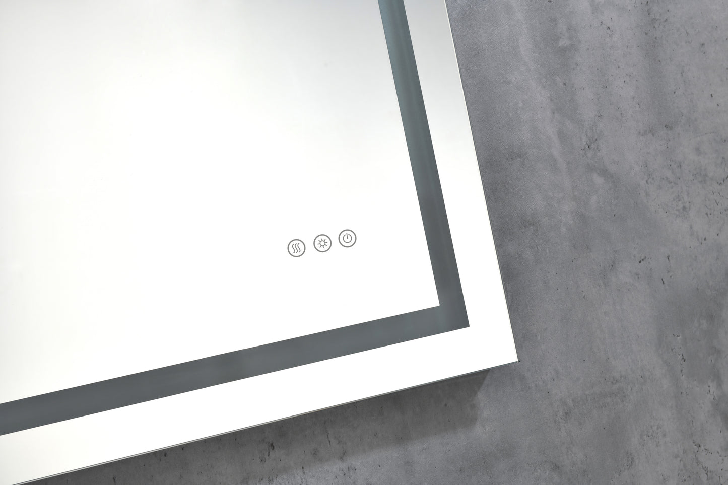 Dimmable LED Vanity Mirror with Anti-Fog, Backlight, and Memory Function - 40"x24" Multi-Color Bathroom Wall Mirror