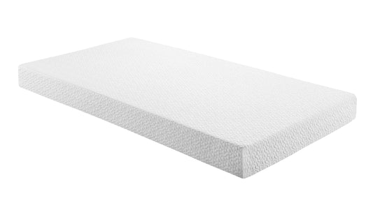 6-Inch Twin Gel-Infused Memory Foam Mattress - Firm Support, Breathable Tencel Fabric, Conveniently Packed in a Box