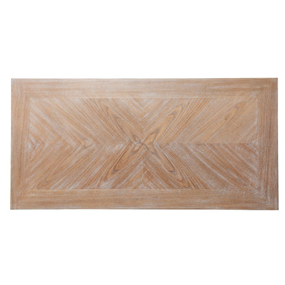 Trellis-Inspired Natural Writing Desk