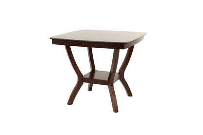 Counter Height Dining Table Rubberwood Espresso Finish