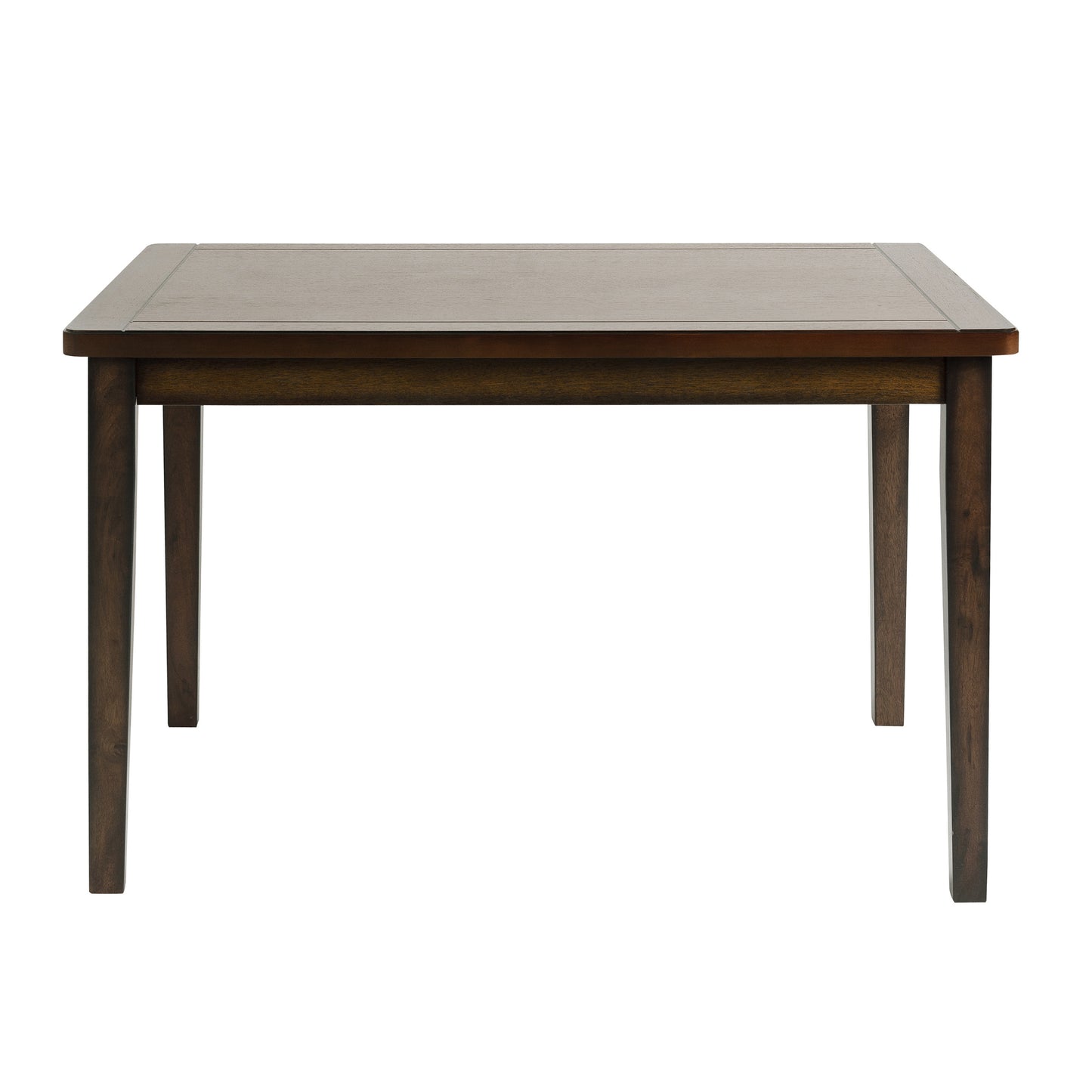 Five Piece Dining Set Dinette Dark Brown Cherry Finish