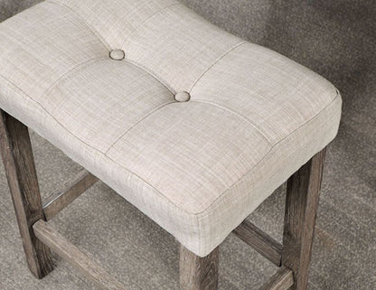 Counter Height Dining Set FivePc Square Table Stools Gray