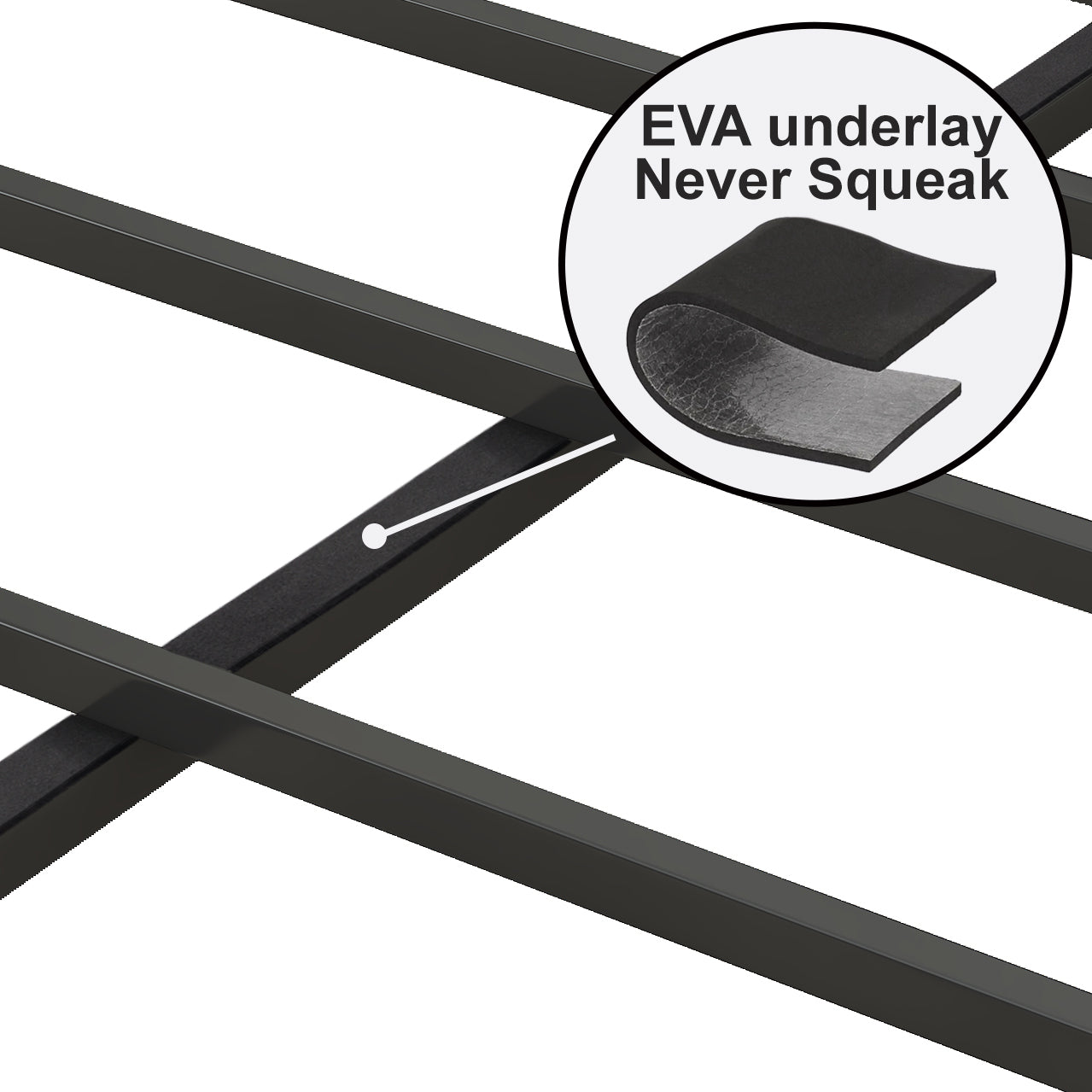 Modern Full Size Bed Frame with USB Charging, Upholstered Headboard, and Sturdy Metal Base in Grey