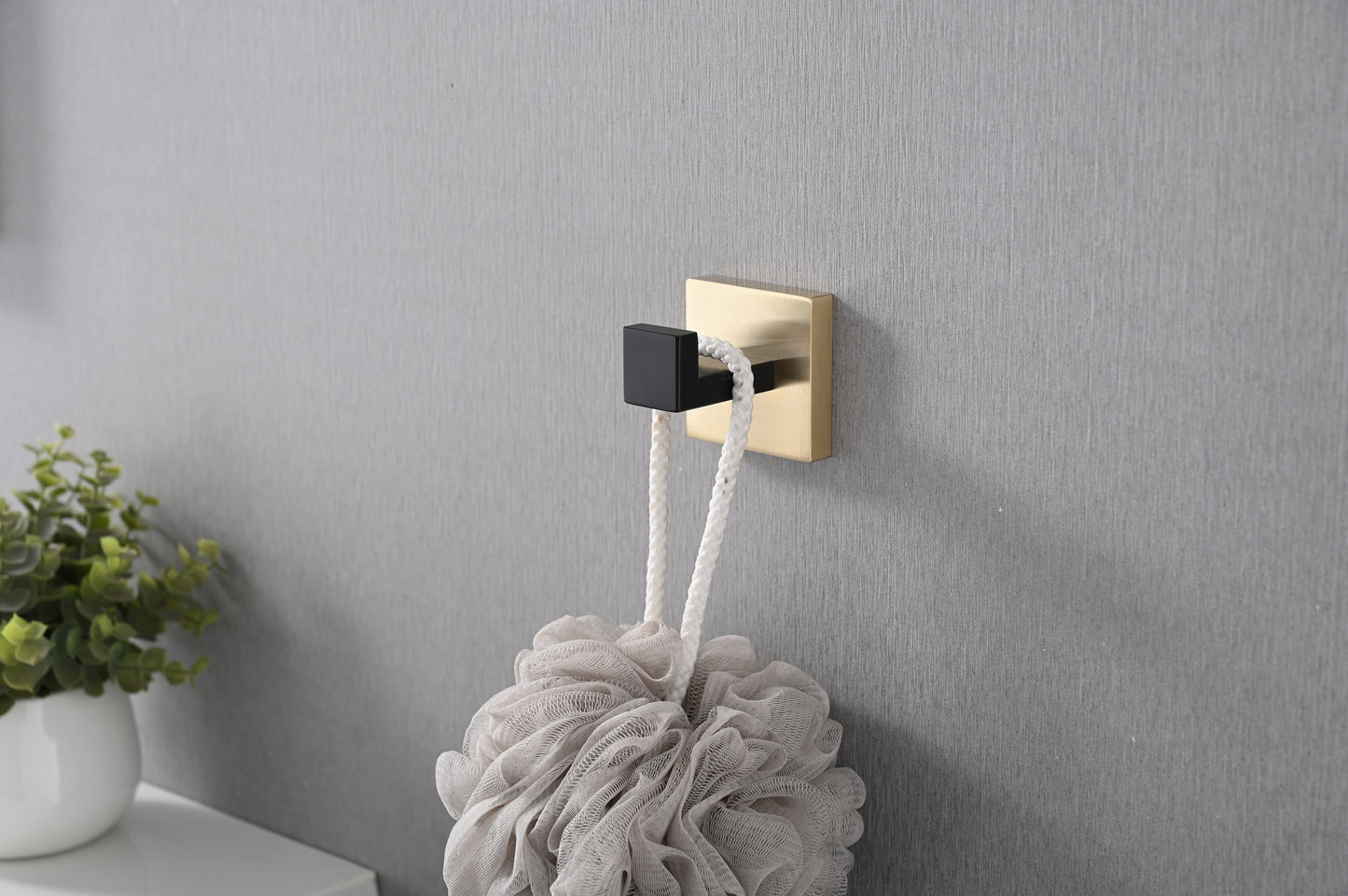 6 Pack Wall-Mounted Stainless Steel Bathroom Towel Hooks/Coat Hooks for Bathroom, Bedroom, Kitchen