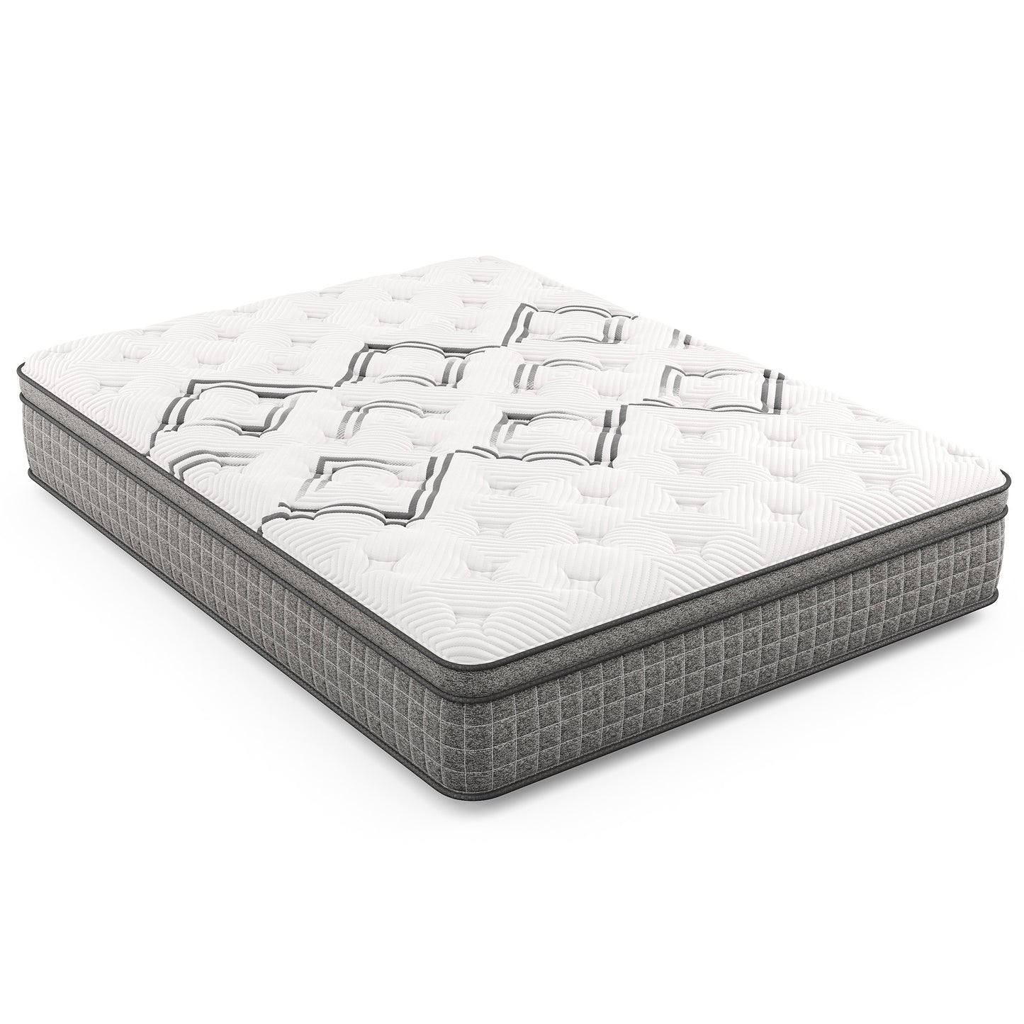 Twin XL - Soto Copper Hybrid Euro-Top Mattress - 12.5" Medium Comfort