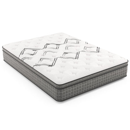 Twin XL - Soto Copper Hybrid Euro-Top Mattress - 12.5" Medium Comfort