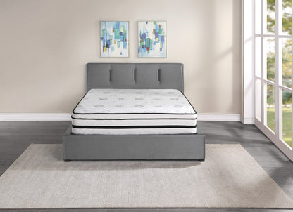 12-Inch Luxury Queen Hybrid Mattress with Breathable Quilted Cover and Plush Foam, Perfect for a Comfortable Night's Sleep