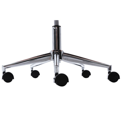 Chic Pink Faux Fur Makeup Vanity Chair with Adjustable Height and Chrome Base