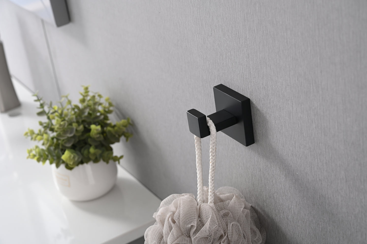 4 Pack Wall-Mounted Stainless Steel Bathroom Towel Hooks/Coat Hooks for Bathroom, Bedroom, Kitchen