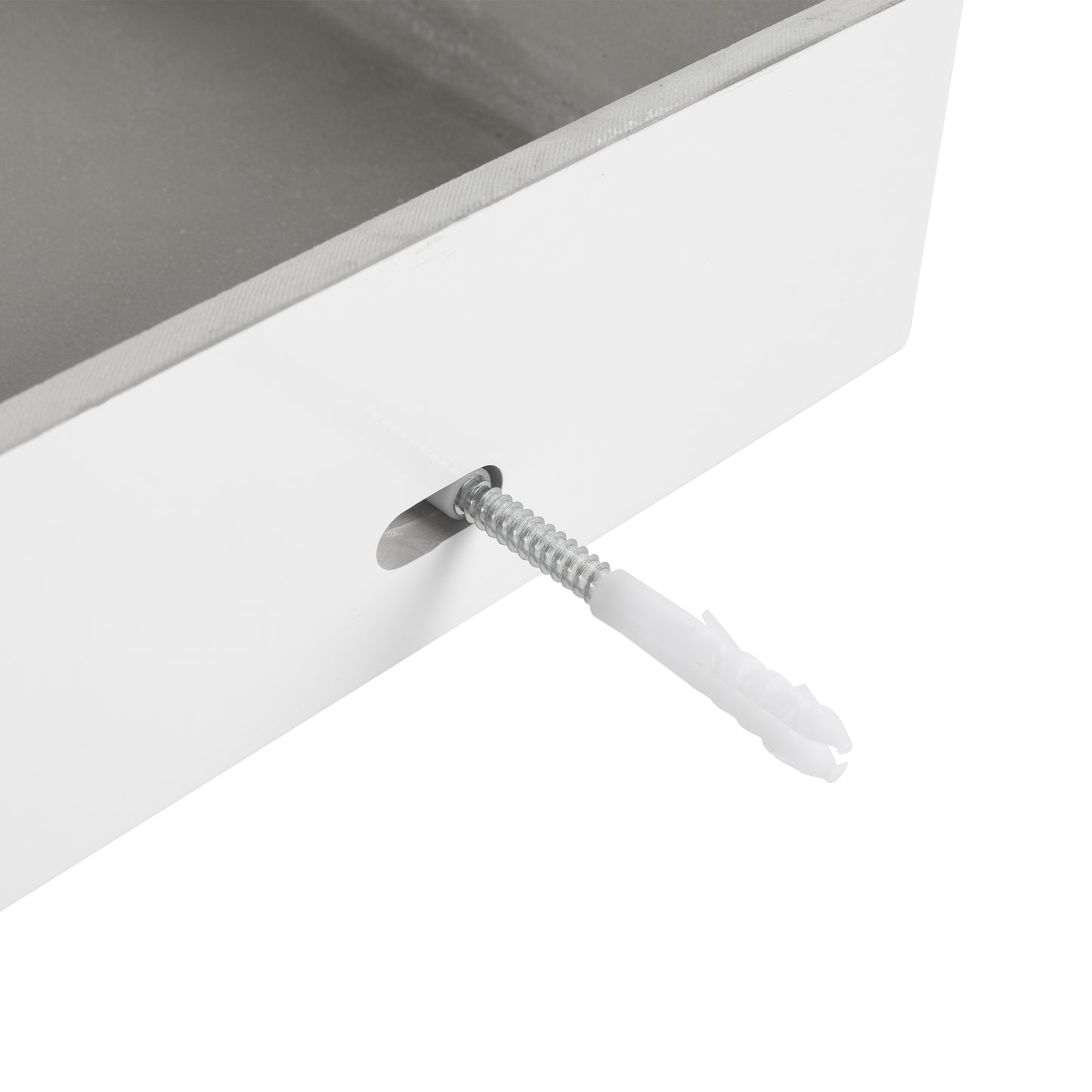 Contemporary 60-Inch Wall-Mounted Bathroom Vanity with Resin Sink and Soft-Close Drawers