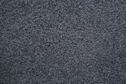 Elegant Charcoal Wool Floral Queen Bedframe with LED Lighted Headboard