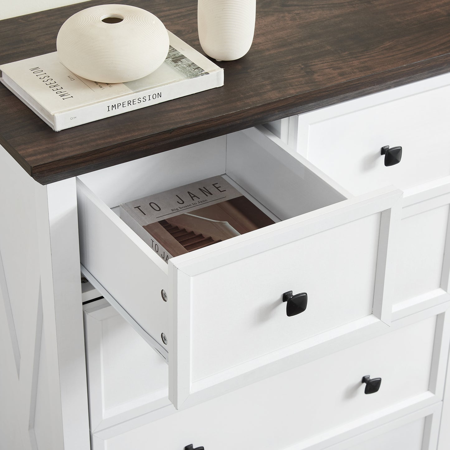 Elegant 6-Drawer Tall Chest of Drawers for Stylish Storage and Organization
