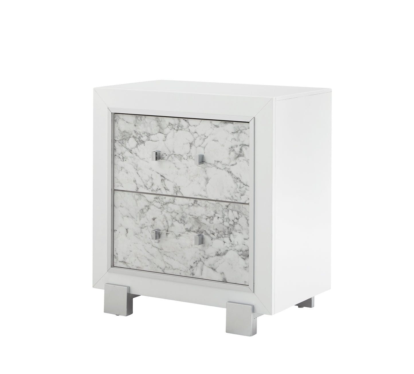 MARBLE WHITE NIGHTSTAND