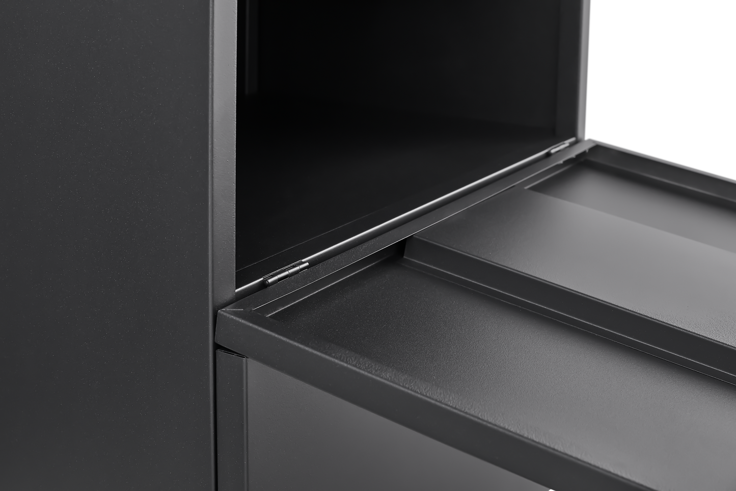 Office furniture Copier Cabinet black 2 door steel copier stand mobile pedestal file Printer Stand