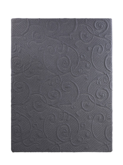 11-Inch Dark Gray Hybrid Mattress with Gel-Infused Memory Foam for Queen Bed, Mattress in a Box
