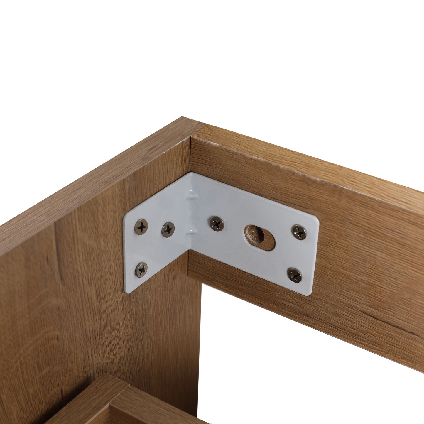 30-Inch Modern Wall-Mounted Bathroom Vanity with Soft Close Drawers and Adjustable Side Shelf