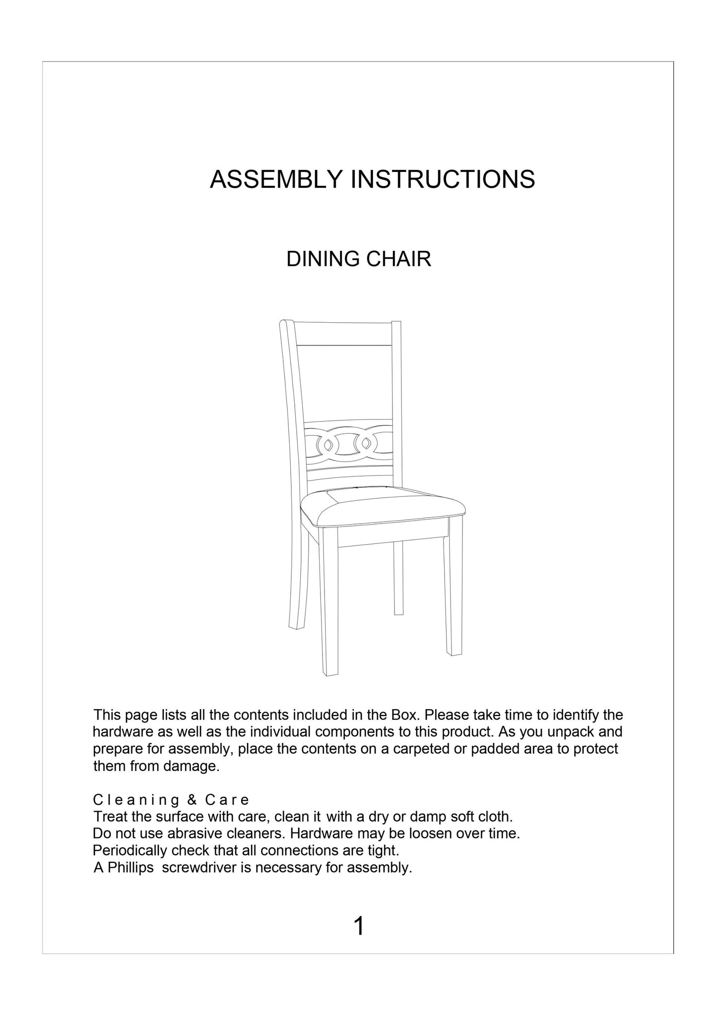 Set of 2 Cushioned Dining Room Side Chairs with Knot-Back, 18x22.5x38, Rubberwood MDF, Walnut Finish