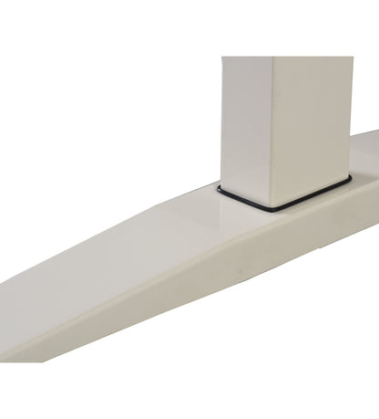 47" White Adjustable Standing Desk for Enhanced Productivity