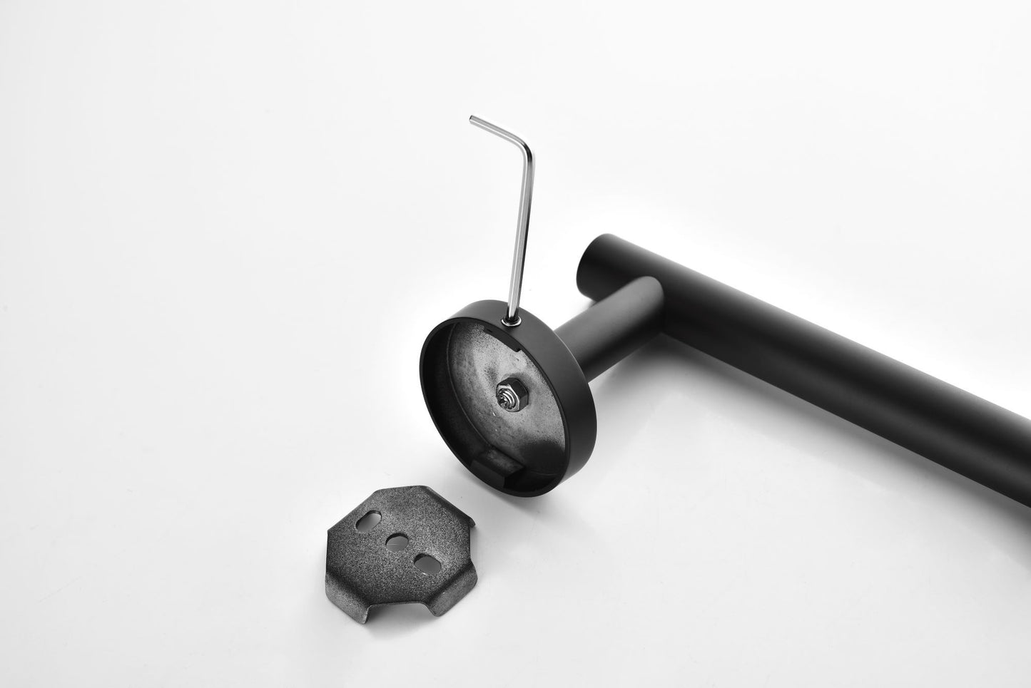 Toilet Paper Holder for Bathroom 2 Pack Tissue Holder Dispenser SUS304 Stainless Steel RUSTPROOF Toilet Roll Holder Wall Mount Matte Black