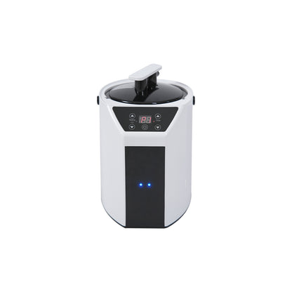 3.0L Tank Sauna Steam Generator, 360° Nozzles, 4 Gear Settings, Remote 90-Min Run Time White+Black