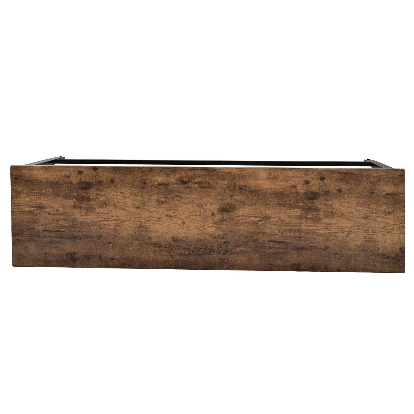 Counter Height Dining Table With 3 Stools Footrest Brown