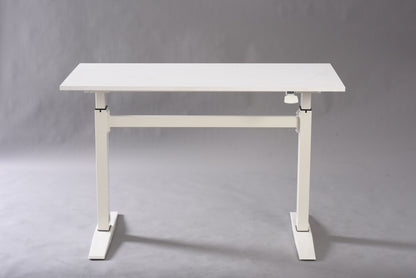 47" White Adjustable Standing Desk for Enhanced Productivity