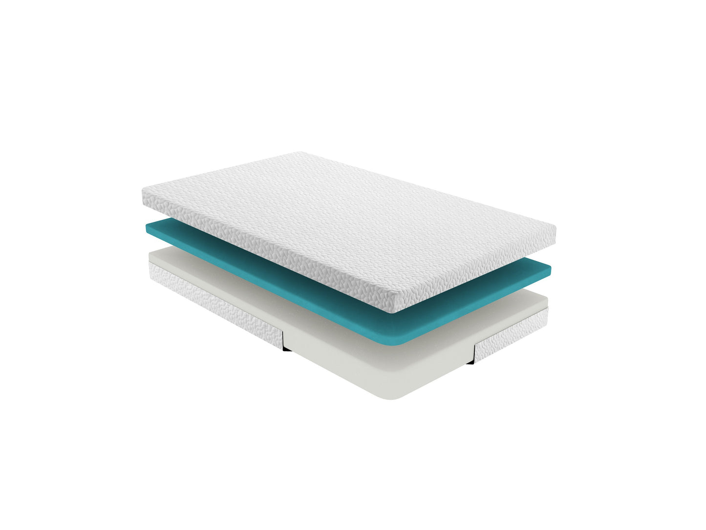 6-Inch Twin Gel-Infused Memory Foam Mattress - Firm Support, Breathable Tencel Fabric, Conveniently Packed in a Box