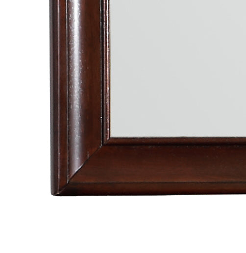 Cappuccino Transitional Large Scale Mirror by Glory Furniture LaVita G8875-M