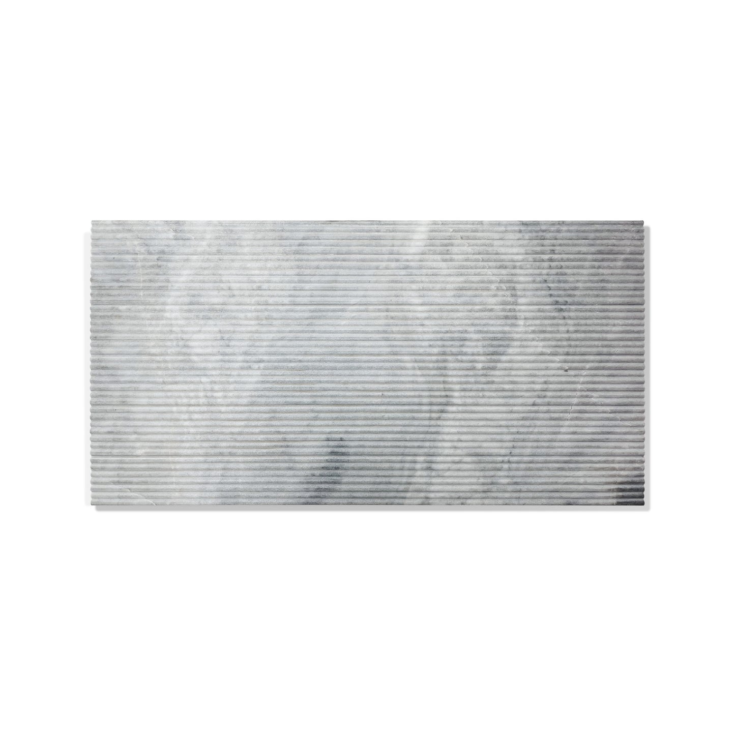 12*24 Carrara Marble, Gray Marble, Natural Marble, For Wall, OL Textured Finished, 3D Fluted Marble, Natural Stone, 1 Box 4 pcs