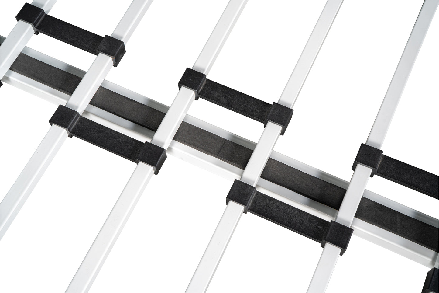 Sturdy Metal Twin Over Full Bunk Bed with Trundle and Safety Guardrails - Space-Saving Design with Noise Reduction and Wooden Accents