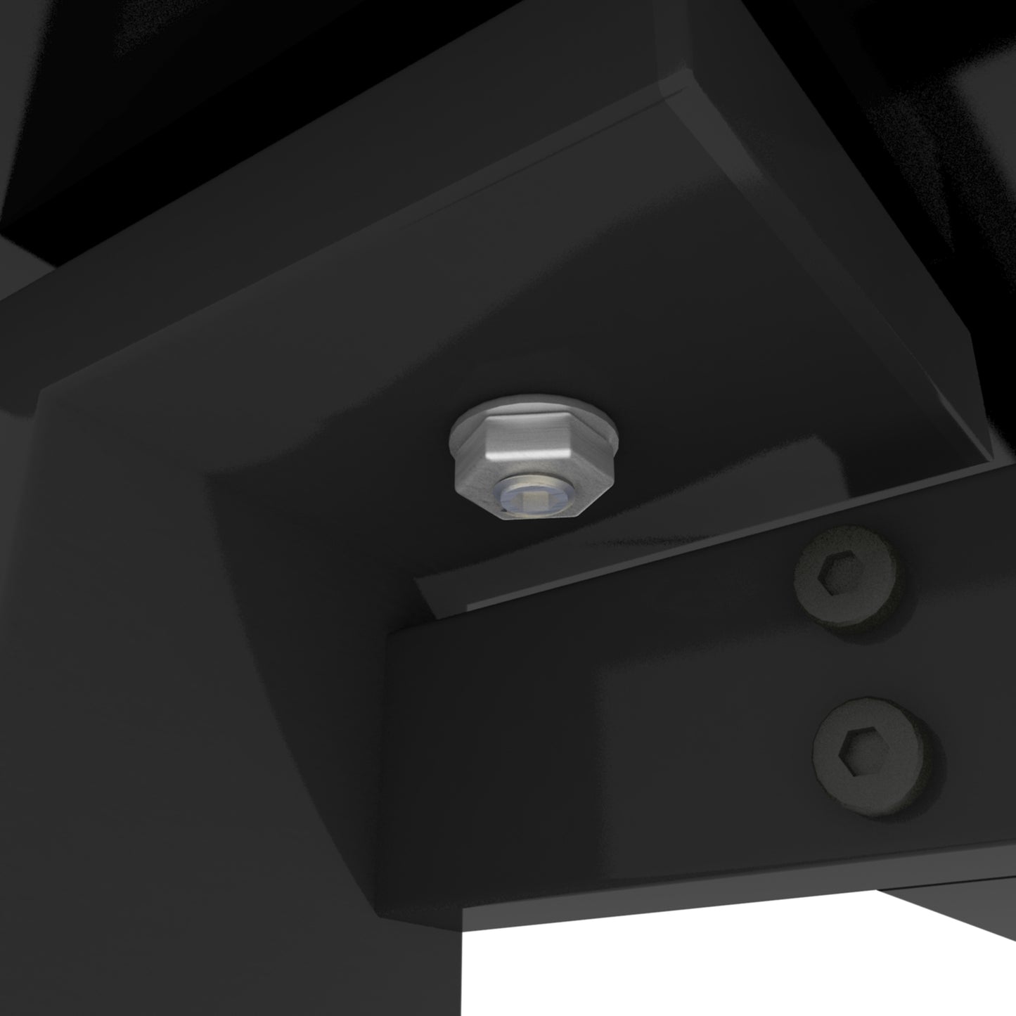 Tempered Glass Dining Table With Durable Metal Legs Black