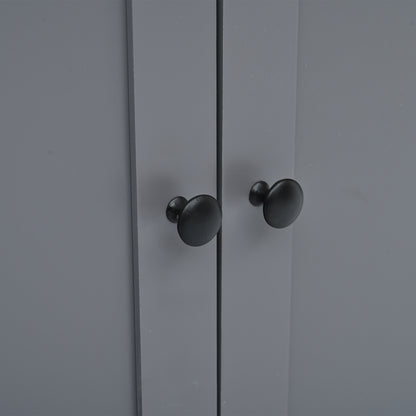 40.2"x20"x71.3" Modern High Kitchen Pantry - Spacious Storage Cabinet with Adjustable Shelves & Drawers in Gray