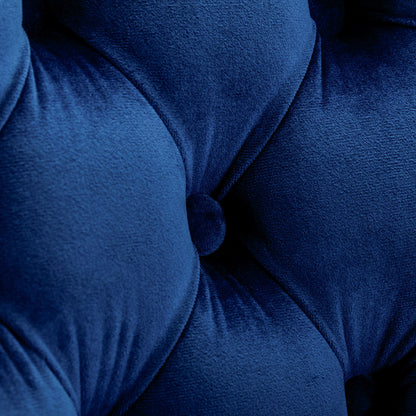 AA Blue Velvet Bar Stools Adjustable 25 33in Set Of 2