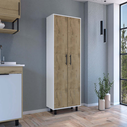 Modern Multicolor Storage Pantry Cabinet