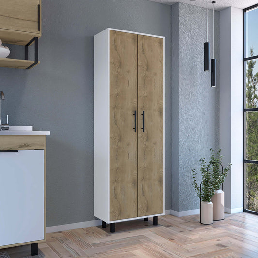 Modern Multicolor Storage Pantry Cabinet