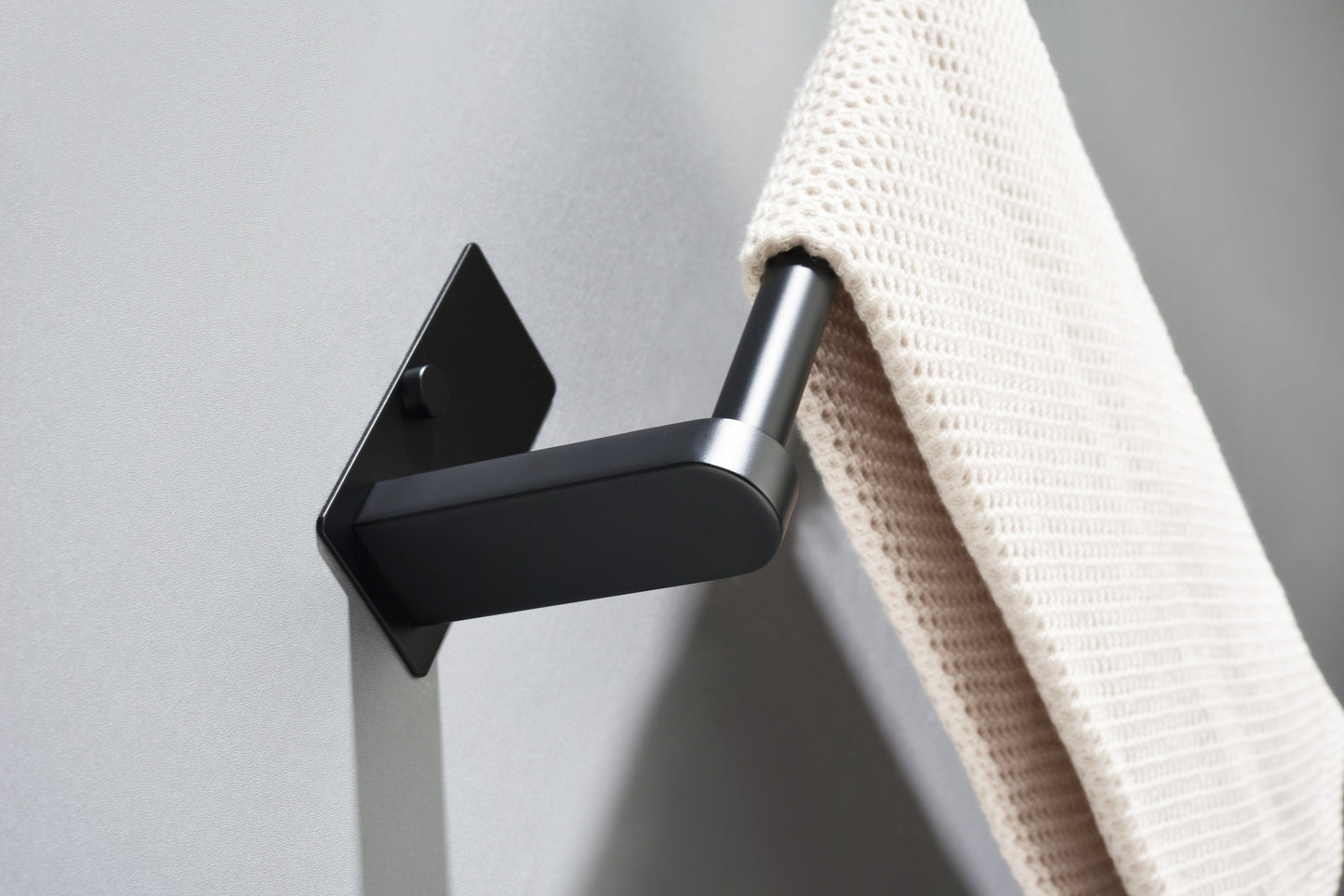 2 Pack Paper Towel Holder Wall Mount, Black Paper Towel Holder Under Cabinet, Self Adhesive Paper Towel Holders, Kitchen Towel Holder for Kitchen Organization and Storage (12inch, 2 Pack)