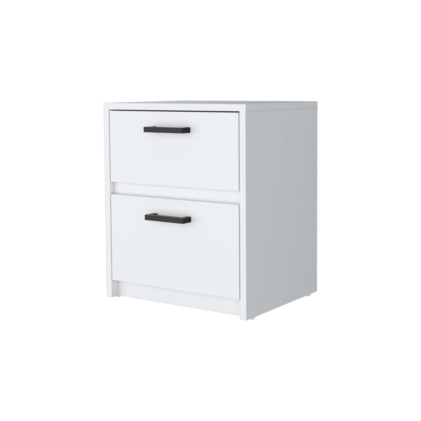 Augusta Floating Nightstand with 2-Tier Shelf and 1-Drawer