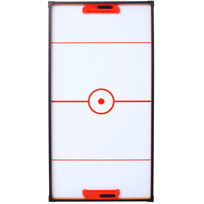 5-in-1 Game Table: Billiards, Ping Pong, Foosball, Basketball, Push Hockey; 43x24x32 in MDF+Steel Brown/Red