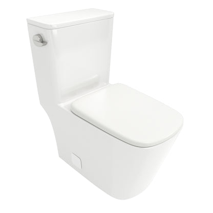 Modern Ceramic One-Piece Toilet with Soft-Close Seat and Efficient Flush System
