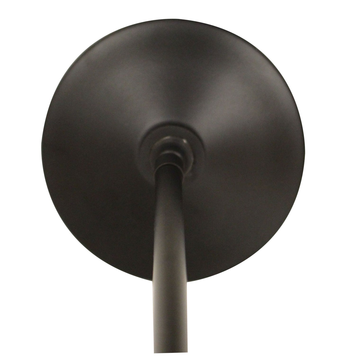 Three-Light Industrial Pendant with Fabric Cord, Ceiling Fixture for Kitchen, Satin Black