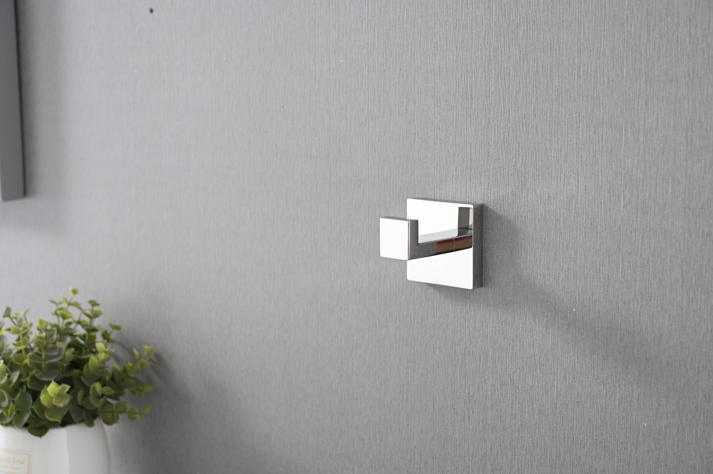 4 Pack Wall-Mounted Stainless Steel Bathroom Towel Hooks/Coat Hooks for Bathroom, Bedroom, Kitchen