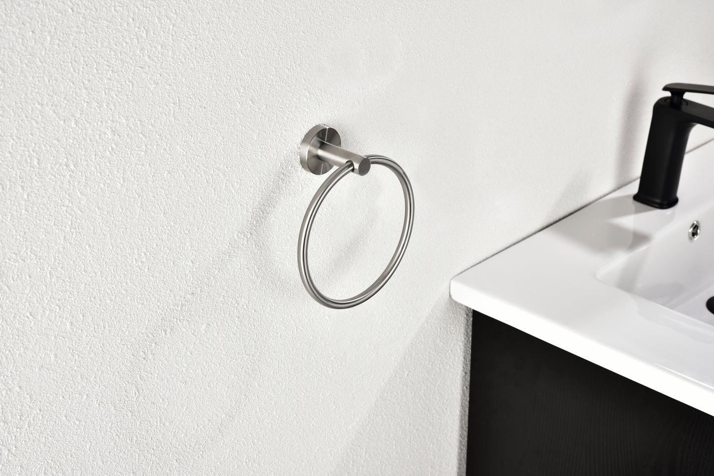 6 Piece Stainless Steel Bathroom Towel Rack Set Wall Mount