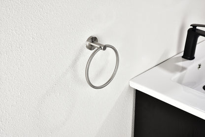 6 Piece Stainless Steel Bathroom Towel Rack Set Wall Mount