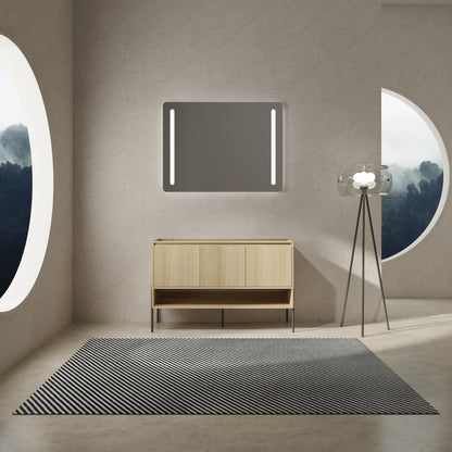 48-Inch Modern Freestanding Bathroom Vanity with 3 Soft-Close Doors - Sink Not Included