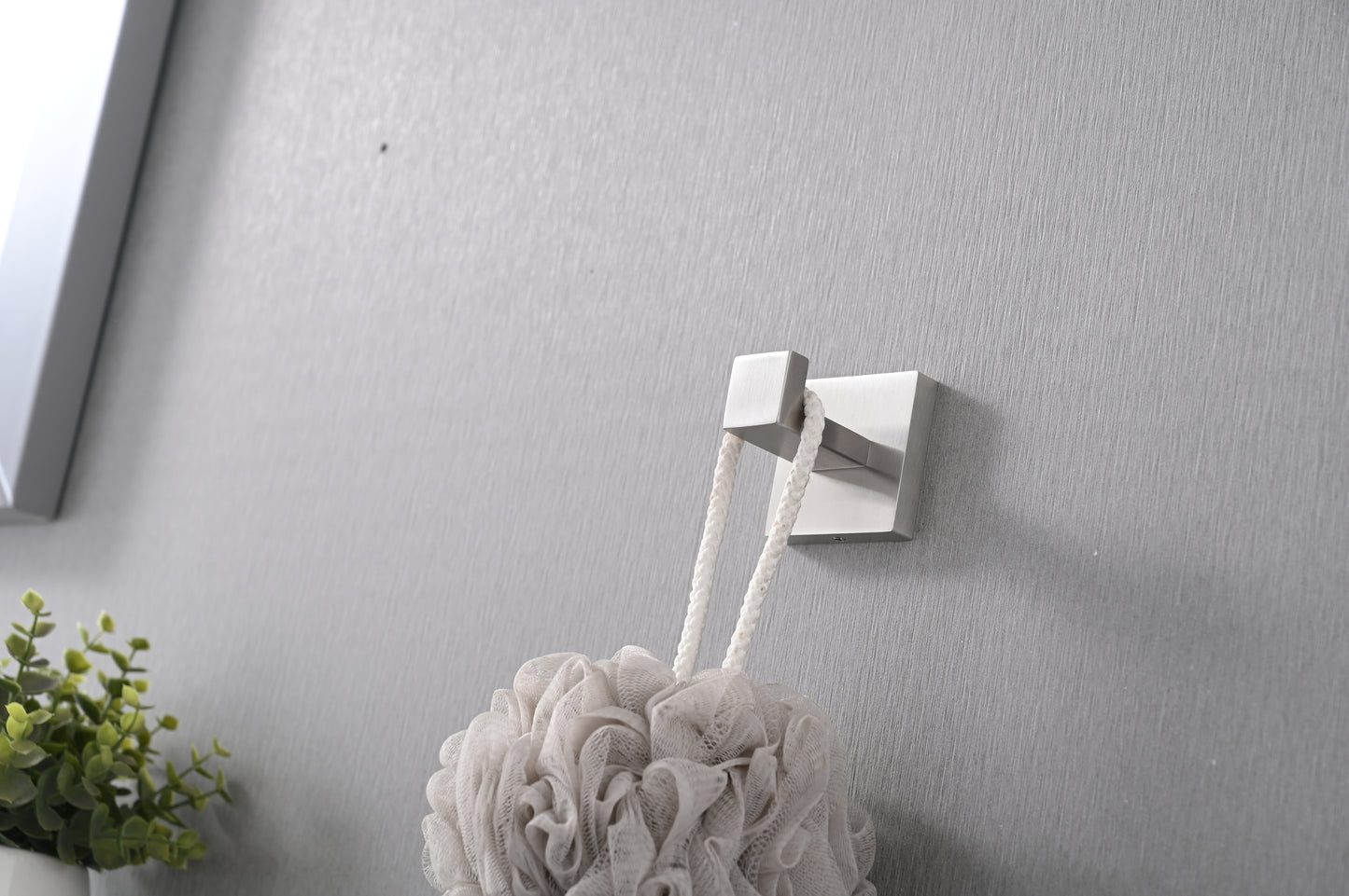 2 Pack Wall-Mounted Stainless Steel Bathroom Towel Hooks/Coat Hooks for Bathroom, Bedroom, Kitchen