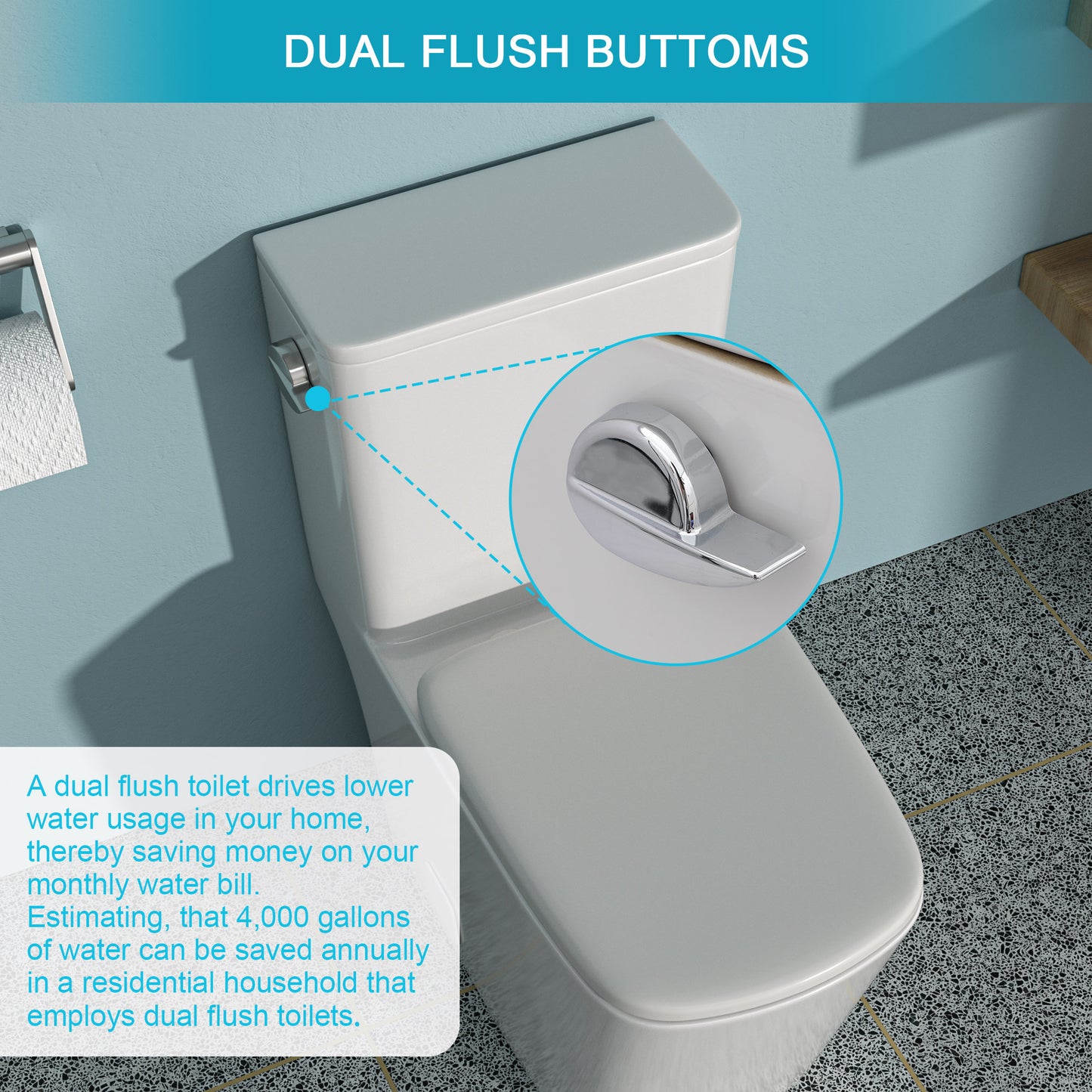 Modern Ceramic One-Piece Toilet with Soft-Close Seat and Efficient Flush System