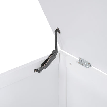 Elegant Twin Size Daybed with Storage and USB Charging, White