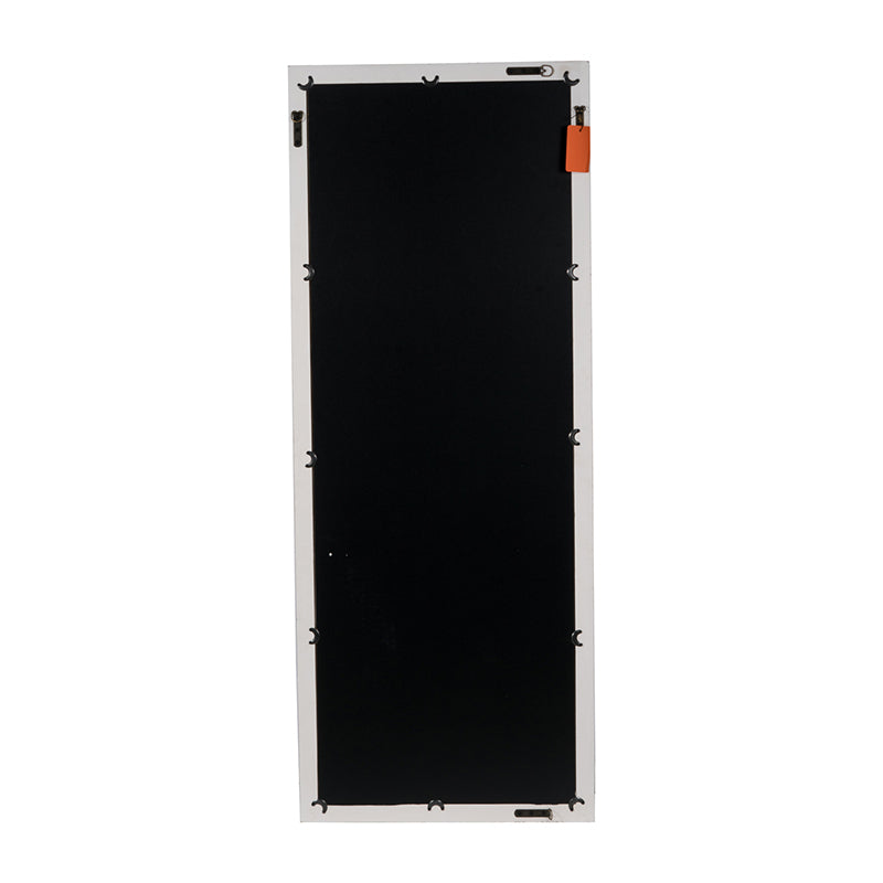 Elegant 59" Distressed White Full Body Floor Mirror for Home Decor